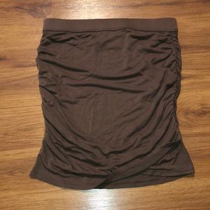 Brown tube top or skirt